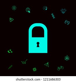 Lock icon symbol