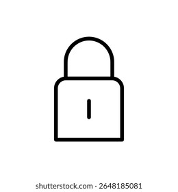 Símbolo do ícone de bloqueio para aplicativos e sites. Símbolo de cadeado e símbolo. Ícone Criptografia. Símbolo de segurança