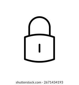 Símbolo de icono de bloqueo para App y Sitios web. Signo y símbolo del candado. Icono de cifrado. Símbolo de seguridad