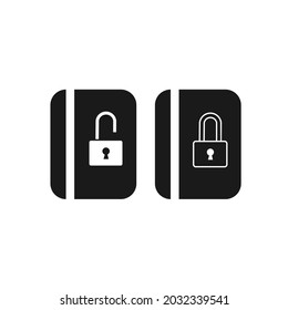 lock icon or symbol design