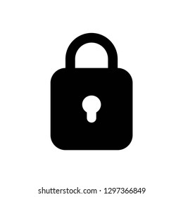 lock icon symbol vector