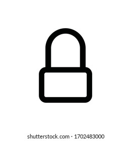 Lock icon symbol vector illustration