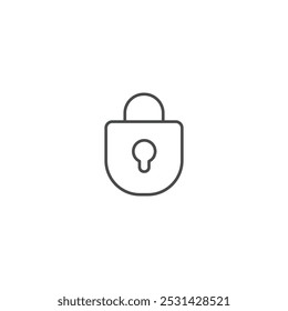 Lock icon symbol vector illustration