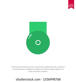 Lock icon template design. Padlock vector illustration