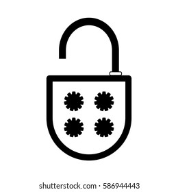 Lock Icon in trendy flat style isolated. Security symbol for your web site design, logo, app, UI. Vector illustration, EPS10.