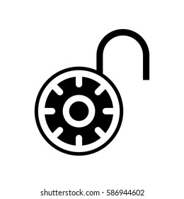 Lock Icon in trendy flat style isolated. Security symbol for your web site design, logo, app, UI. Vector illustration, EPS10.