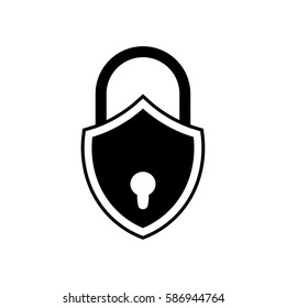 Lock Icon in trendy flat style isolated. Security symbol for your web site design, logo, app, UI. Vector illustration, EPS10.