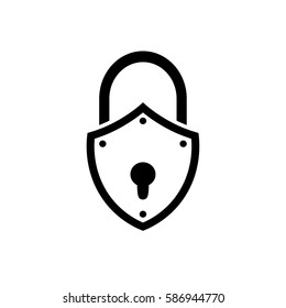 Lock Icon in trendy flat style isolated. Security symbol for your web site design, logo, app, UI. Vector illustration, EPS10.