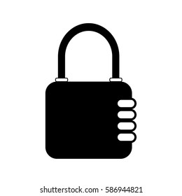 Lock Icon in trendy flat style isolated. Security symbol for your web site design, logo, app, UI. Vector illustration, EPS10.
