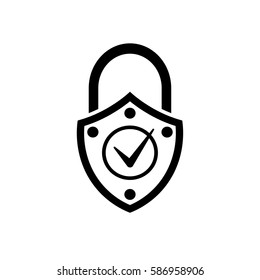 Lock Icon in trendy flat style isolated. Security symbol for your web site design, logo, app, UI. Vector illustration, EPS10.