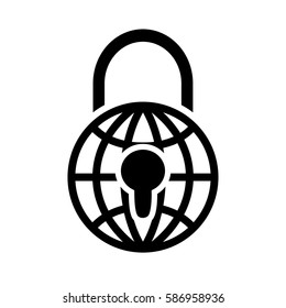 Lock Icon in trendy flat style isolated. Security symbol for your web site design, logo, app, UI. Vector illustration, EPS10.