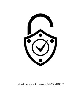 Lock Icon in trendy flat style isolated. Security symbol for your web site design, logo, app, UI. Vector illustration, EPS10.