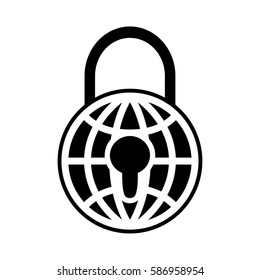 Lock Icon in trendy flat style isolated. Security symbol for your web site design, logo, app, UI. Vector illustration, EPS10.