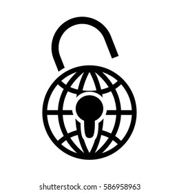 Lock Icon in trendy flat style isolated. Security symbol for your web site design, logo, app, UI. Vector illustration, EPS10.