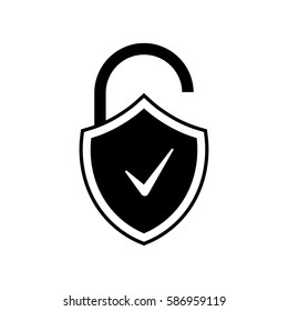 Lock Icon in trendy flat style isolated. Security symbol for your web site design, logo, app, UI. Vector illustration, EPS10.