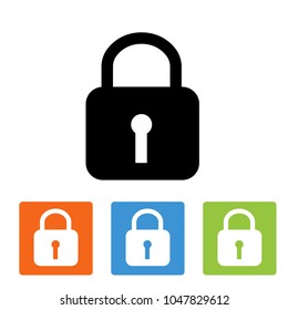 lock icon vector