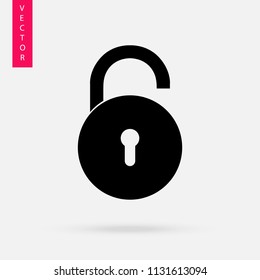 lock icon, vector