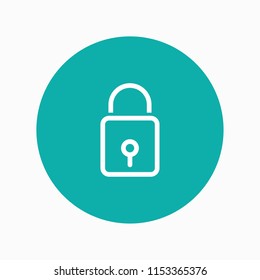 lock icon vector