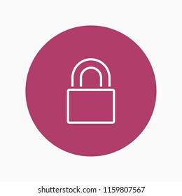 lock icon vector