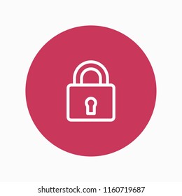 lock icon vector
