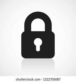 Lock icon vector