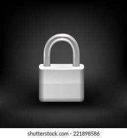 Lock icon. Vector