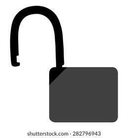 lock icon - vector