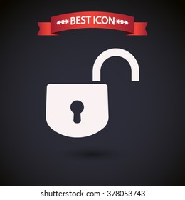 Lock icon vector