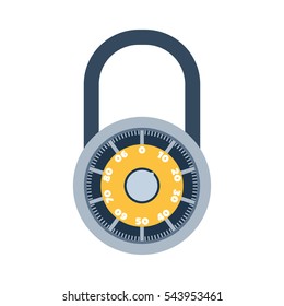 Lock icon vector.