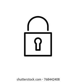 lock icon vector