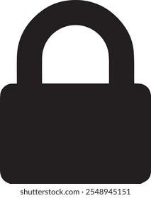 lock icon vector art eps file 