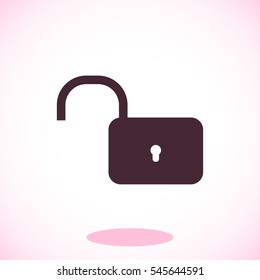 Lock icon Vector, vector best flat icon, EPS