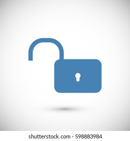 Lock icon Vector, vector best flat icon, EPS