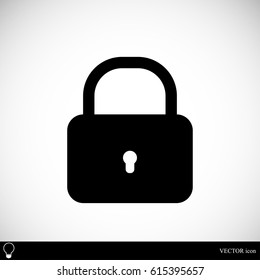 lock icon, vector best flat icon, EPS