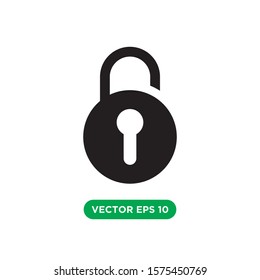 lock icon vector design concept