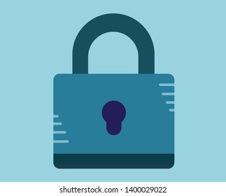 Lock Icon Vector design Illustration