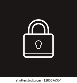 lock icon. lock vector design. sign design