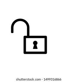 Lock Icon Vector Design Symbol Illustration