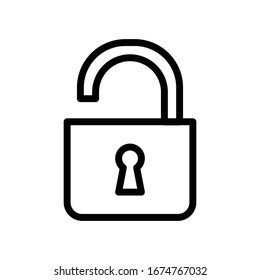 Lock icon vector design template