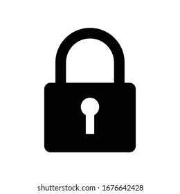 Lock icon vector design template