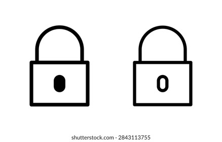 Lock icon vector. Encryption icon. Lock Icon. Security icon