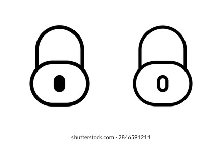 Lock icon vector. Encryption icon. Lock Icon. Security icon