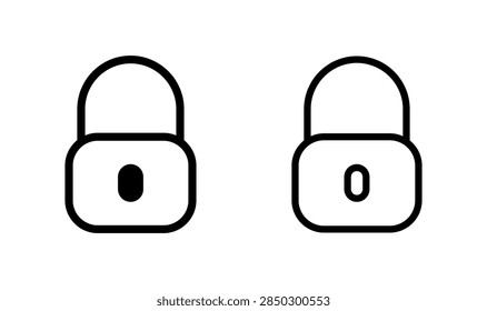 Lock icon vector. Encryption icon. Lock Icon. Security icon