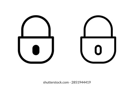 Lock icon vector. Encryption icon. Lock Icon. Security icon