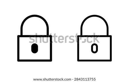 Lock icon vector. Encryption icon. Lock Icon. Security icon