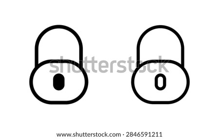 Lock icon vector. Encryption icon. Lock Icon. Security icon