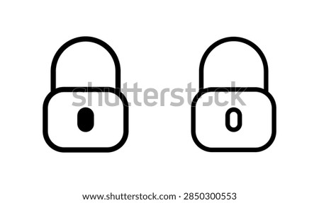 Lock icon vector. Encryption icon. Lock Icon. Security icon