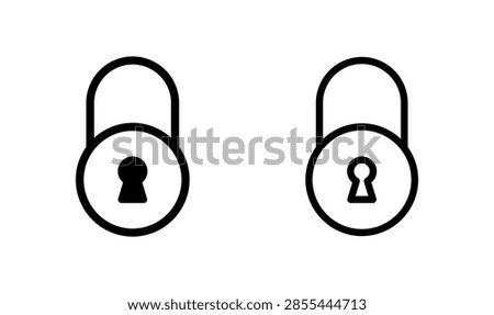 Lock icon vector. Encryption icon. Lock Icon. Security icon