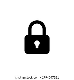 Lock icon vector. Encryption icon symbol vector illustration