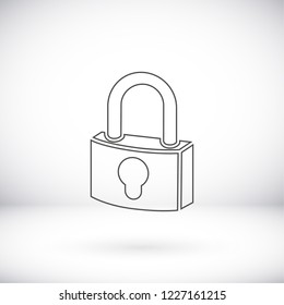 lock icon. Vector  Eps 10 
